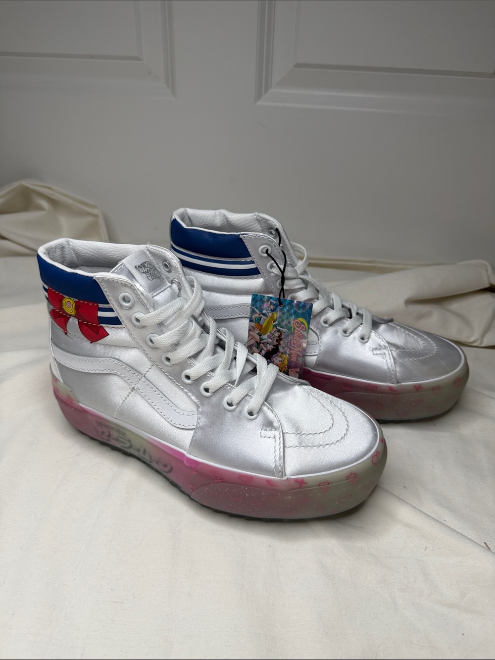 NWT Vans Pretty Guardian Sailor Moon Sk8 HI Stacked Skate Sneaker Women’s 8.5